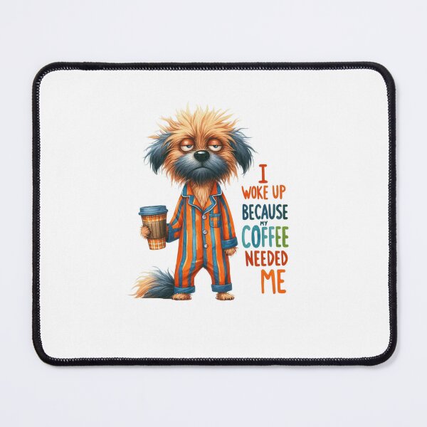 Item preview, Sleepy Dog with Coffee designed and sold by finkelart.