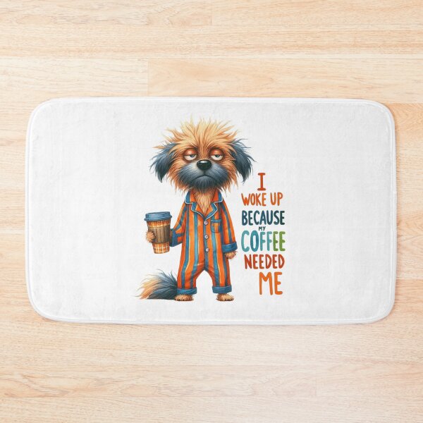 Item preview, Sleepy Dog with Coffee designed and sold by finkelart.
