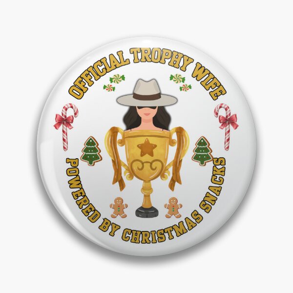 Item preview, Official Trophy Wife Powered by Christmas Snacks – Funny Holiday Wife Trophy Cup  designed and sold by AnaPixMar.