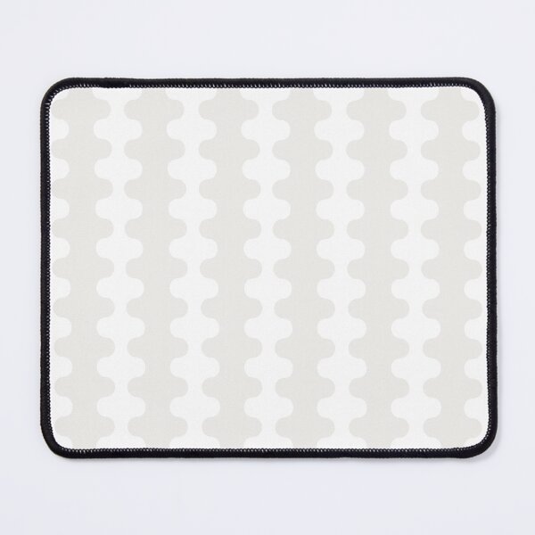 Item preview, White Wavy Ogee A-Go-Go Pop Stripes Pattern designed and sold by kierkegaard.