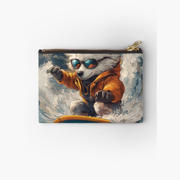 Item preview, Surfing Wolf in Sunglasses and Hoodie designed and sold by Daagath.