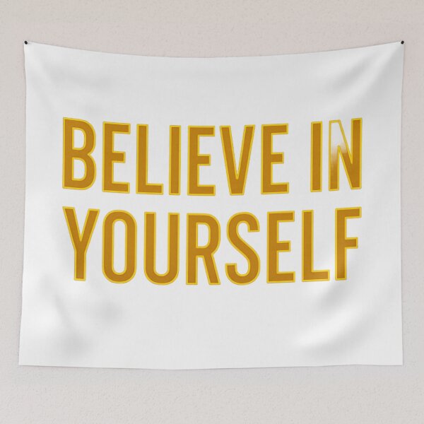 Item preview, Believe in Yourself Neon Motivation Art designed and sold by HiteshArt111.
