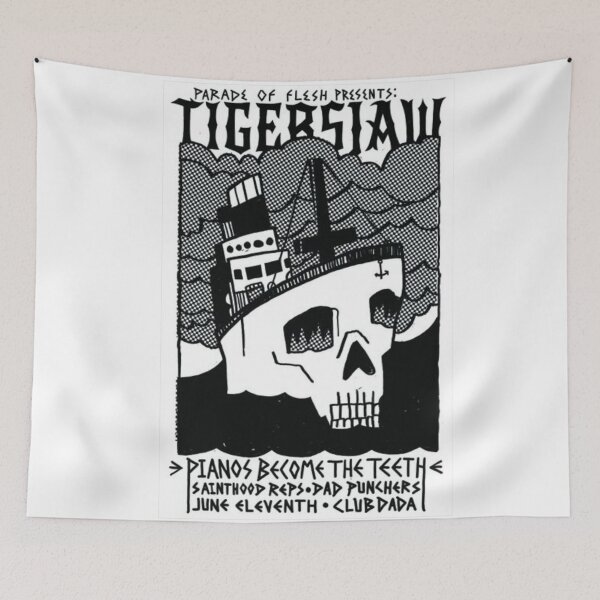Item preview, Tigers Jaw Pianos Become The Teeth Tour Poster designed and sold by Jaimeftw.