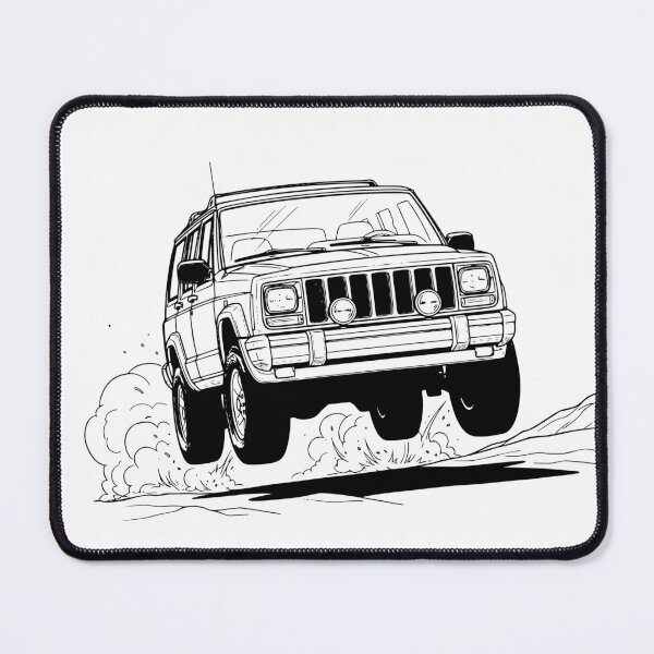 Item preview, Classic XJ Vehicle Jumps Through Dirt designed and sold by Off-Road-Zone.