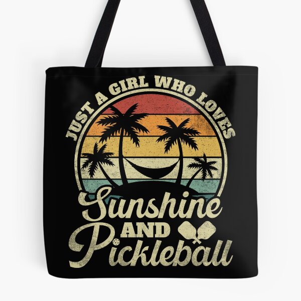 Item preview, Just A Girl Who Loves Sunshine And Pickleball designed and sold by ahmed2751989.