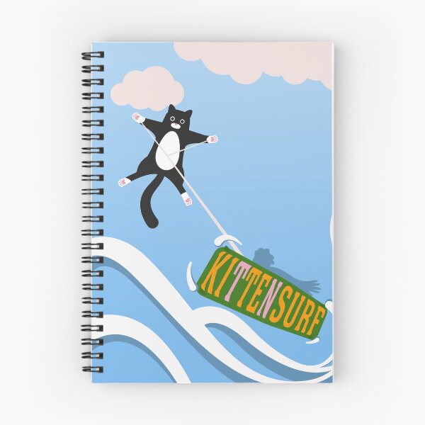 Item preview, Kite Surfing BLACK CAT – Kittensurf Funny Beach Shirt designed and sold by bembureda.