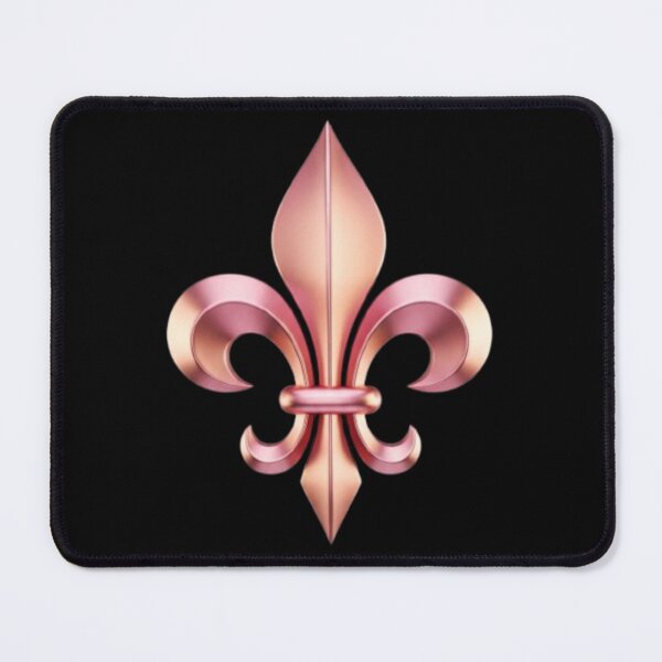 Item preview, Fleur De Lys Rose Gold Elegant French Heraldic Symbol designed and sold by ProjectNoah.