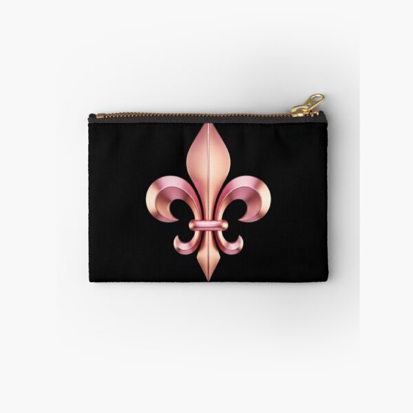 Item preview, Fleur De Lys Rose Gold Elegant French Heraldic Symbol designed and sold by ProjectNoah.