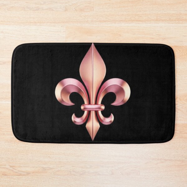 Item preview, Fleur De Lys Rose Gold Elegant French Heraldic Symbol designed and sold by ProjectNoah.