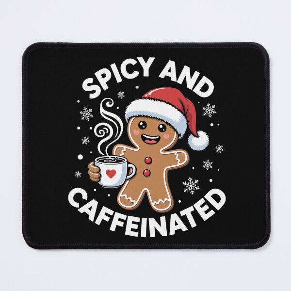 Item preview, Spicy and Caffeinated Gingerbread Coffee Christmas designed and sold by ZACK ART.