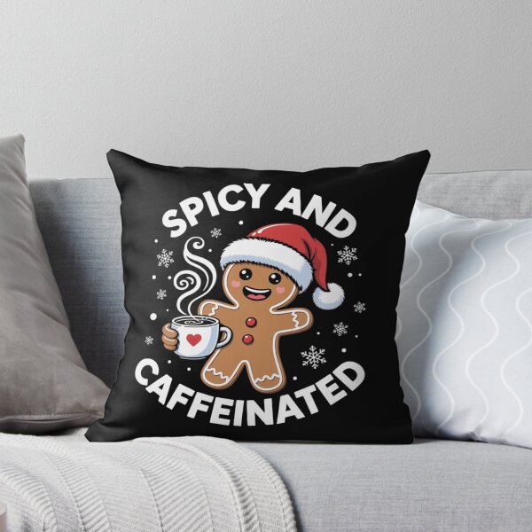 Item preview, Spicy and Caffeinated Gingerbread Coffee Christmas designed and sold by ZACK ART.