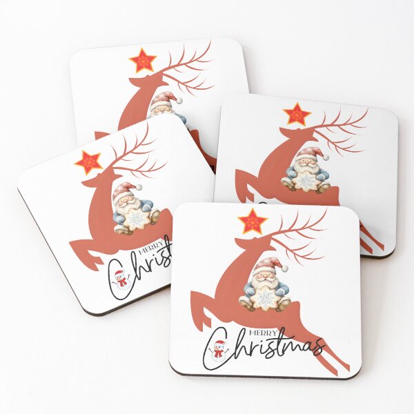 Item preview, Santa’s Gingerbread Ride – Festive Cartoon Design designed and sold by PixelInfinite.