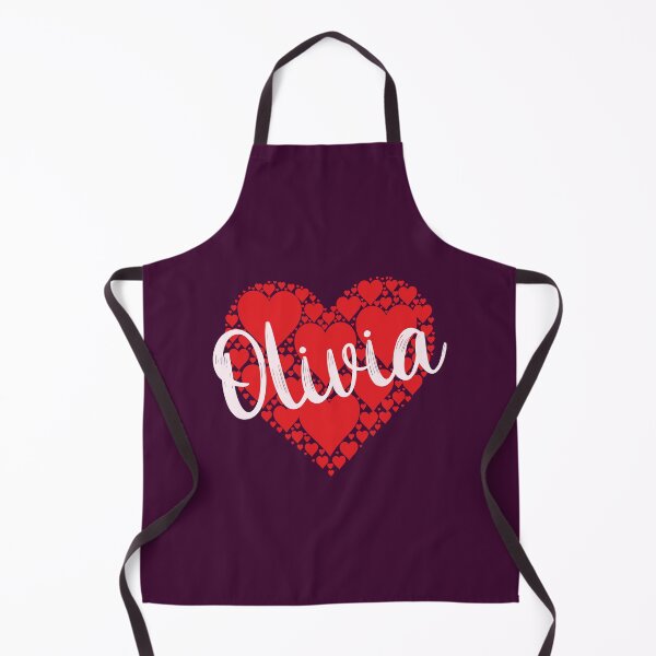 Item preview, Olivia Name Red Heart designed and sold by Jeallan Designs.