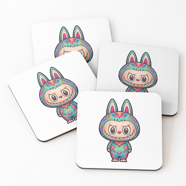 Item preview, labubu art, cute adorable labubu doll with vibrant colors designed and sold by nicnacc.