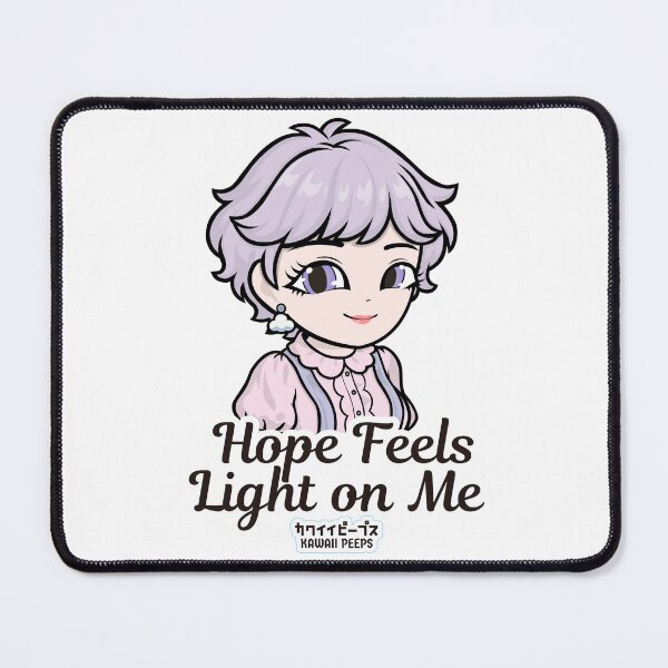 Item preview, Pastel Power Crew Hope Feels Light on Me – Pastel Kawaii Soft Girl Aesthetic Calm Energy Design designed and sold by P-L-Sardines.