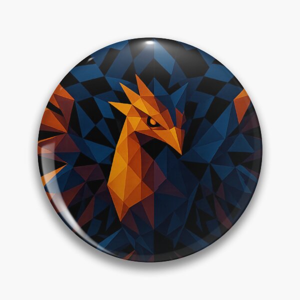 Item preview, RISE FROM SHADOWS – Burning Phoenix | Owlic Colorful Geometric Rebirth Art Design  designed and sold by Owlic.artwear.