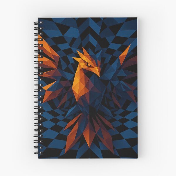 Item preview, RISE FROM SHADOWS – Burning Phoenix | Owlic Colorful Geometric Rebirth Art Design  designed and sold by Owlic.artwear.