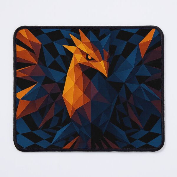Item preview, RISE FROM SHADOWS – Burning Phoenix | Owlic Colorful Geometric Rebirth Art Design designed and sold by Owlic.artwear.