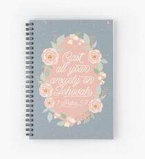 Cuaderno de espiral 1 Pedro 5: 7