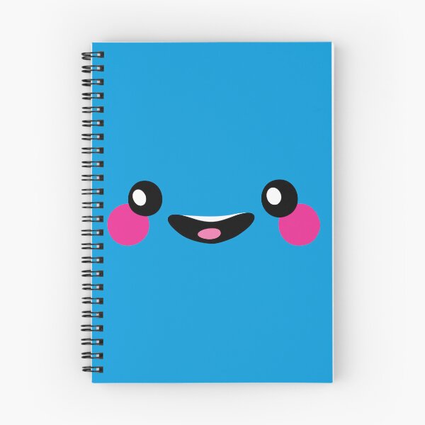 Item preview, Kawaii Blob Blue Droplet Face designed and sold by Oni Figments.