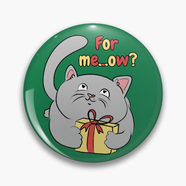 Item preview, For me...ow? Cute Cat with a Present designed and sold by HugSomeNettles.