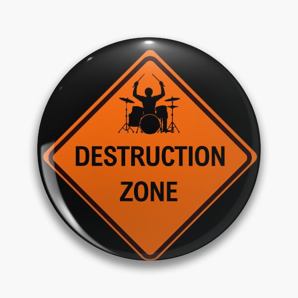 Item preview, Drummer Destruction Zone designed and sold by Rhythm Thru Art .