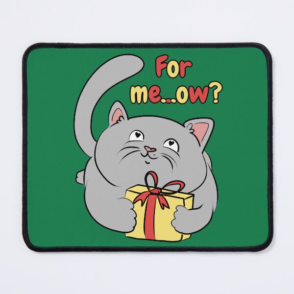 Item preview, For me...ow? Cute Cat with a Present designed and sold by HugSomeNettles.