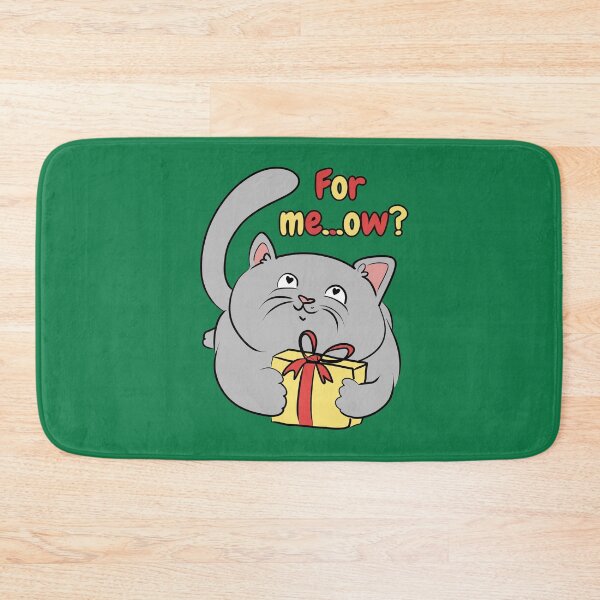 Item preview, For me...ow? Cute Cat with a Present designed and sold by HugSomeNettles.