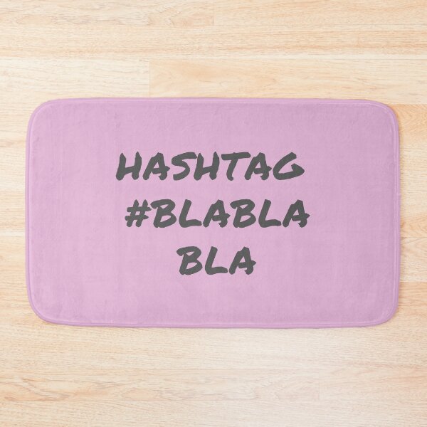 Item preview, hashtag blablabla (black) designed and sold by Valgeneva.