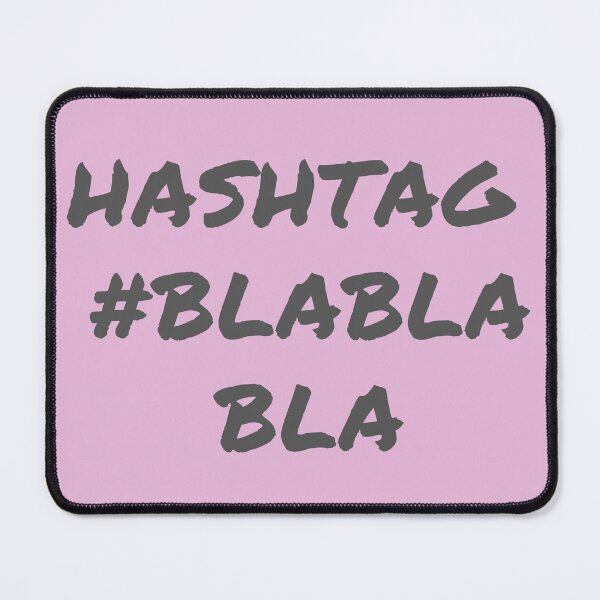 Item preview, hashtag blablabla (black) designed and sold by Valgeneva.
