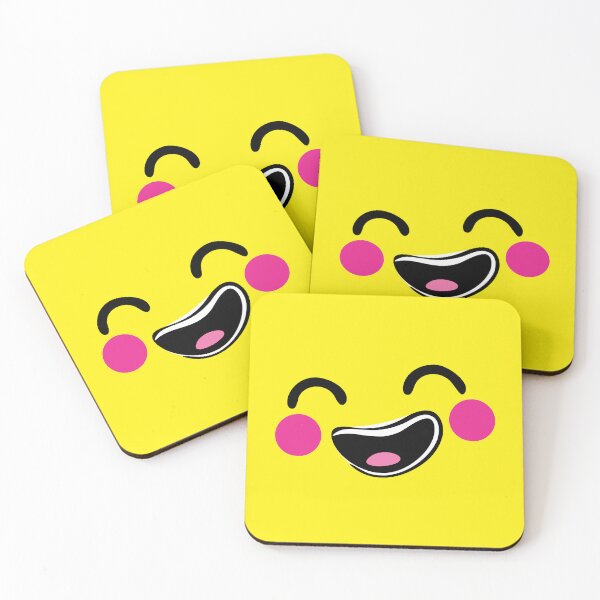 Item preview, Kawaii Blob Yellow Droplet Face designed and sold by Oni Figments.