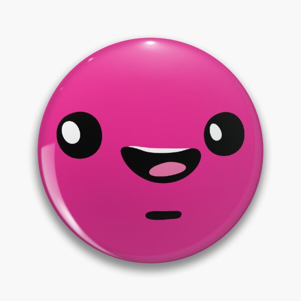 Item preview, Kawaii Blob Magenta Droplet Face designed and sold by Oni Figments.