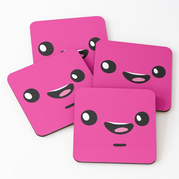 Item preview, Kawaii Blob Magenta Droplet Face designed and sold by Oni Figments.