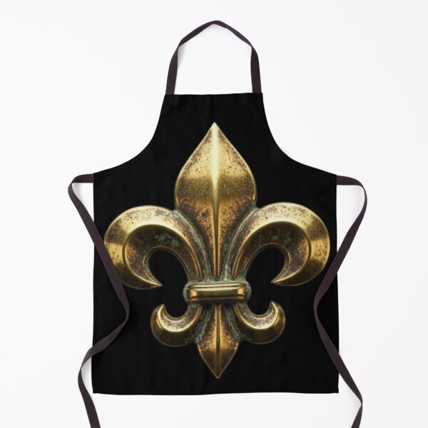 Item preview, Fleur De Lys Brass Vintage Medieval Heraldic Emblem designed and sold by ProjectNoah.