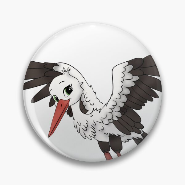 Item preview, Frieda the Stork designed and sold by pattegraphique.