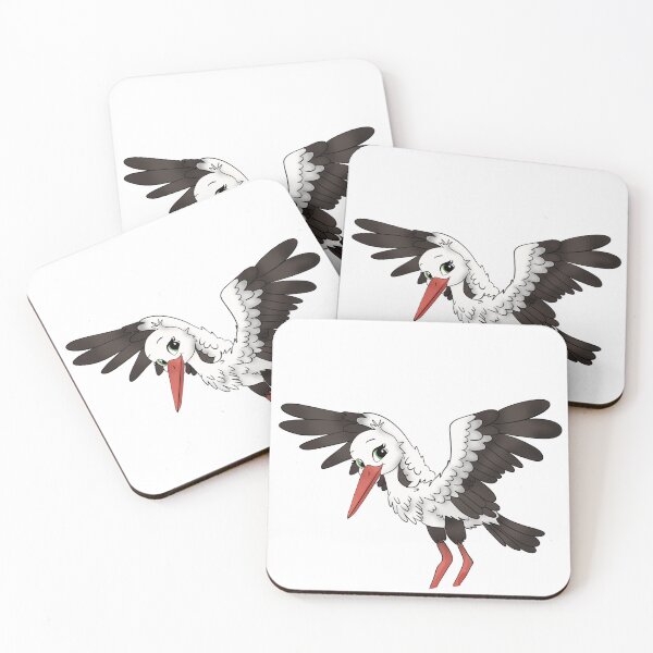 Item preview, Frieda the Stork designed and sold by pattegraphique.