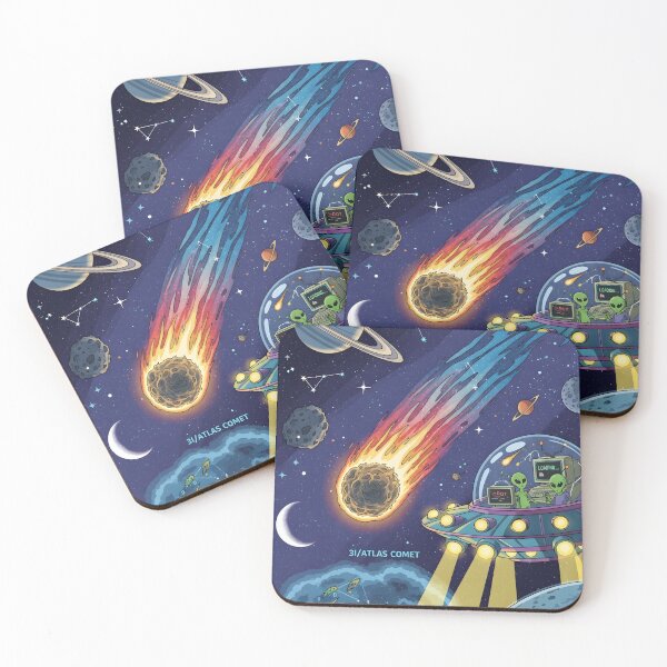 Item preview, 3I/Atlas Comet - IT's A UFO Funny Astronomy Art designed and sold by RBCTk.