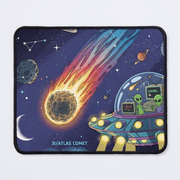 Item preview, 3I/Atlas Comet - IT's A UFO Funny Astronomy Art designed and sold by RBCTk.