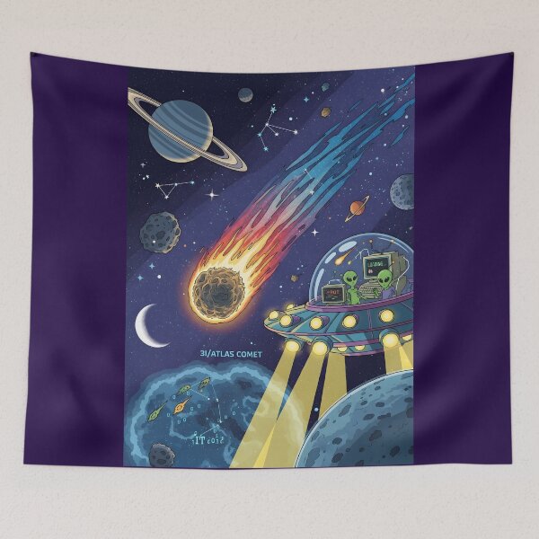 Item preview, 3I/Atlas Comet - IT's A UFO Funny Astronomy Art designed and sold by RBCTk.