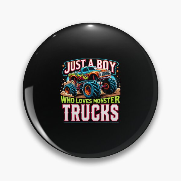 Item preview, Just A Boy Who Loves Monster Truck Boys Monster Truck Lovers designed and sold by AlyceLynne.