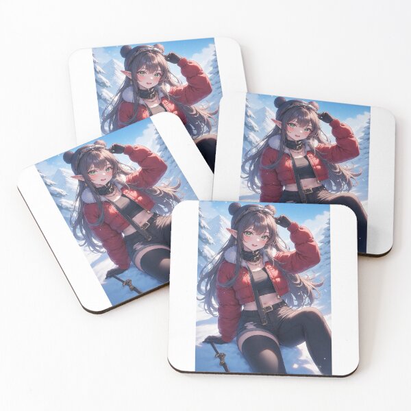 Item preview, Elf girl having fun on holidays designed and sold by ArtsJulian.