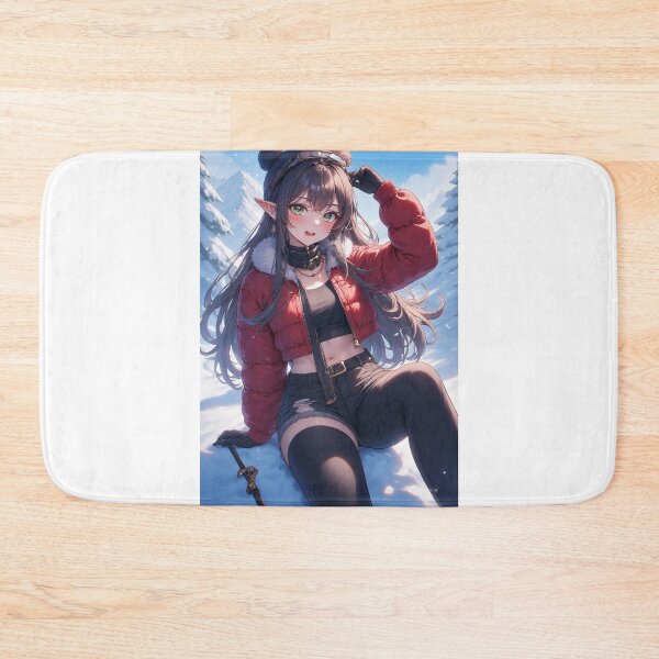 Item preview, Elf girl having fun on holidays designed and sold by ArtsJulian.