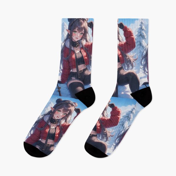 Item preview, Elf girl having fun on holidays designed and sold by ArtsJulian.
