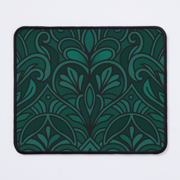 Item preview, Bohemian Stain Glass Flowers (Emerald) designed and sold by Doodloom.