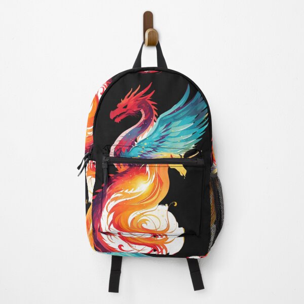 Item preview, Elemental Fantasy Dragon Phoenix Unicorn Art designed and sold by Prachodayat Artworks.