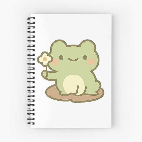 Item preview, Cute Flower Frog Sticker designed and sold by BluesSketchbook.