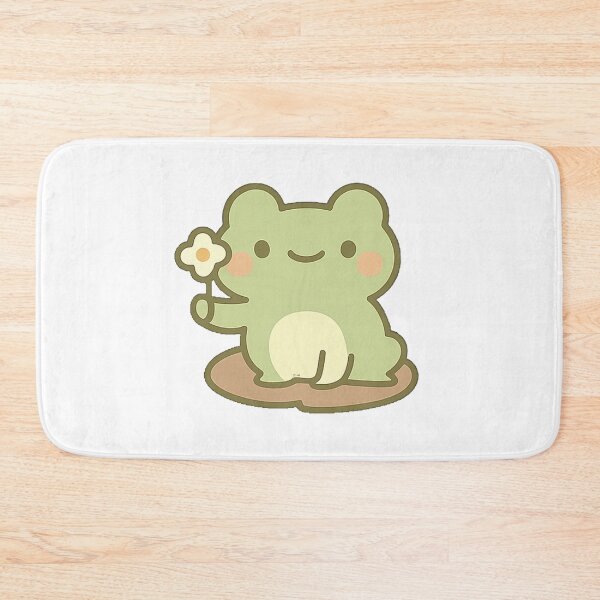 Item preview, Cute Flower Frog Sticker designed and sold by BluesSketchbook.
