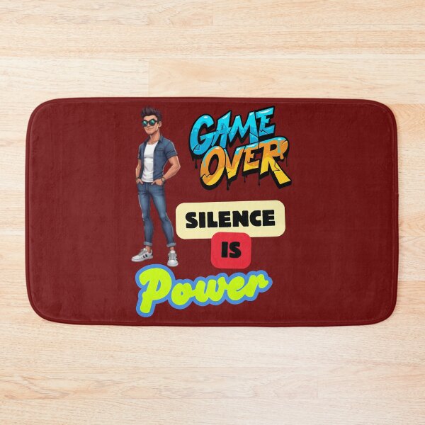 Item preview, Silence is Power – Minimal Bold Statement Tee designed and sold by SALEX.com.