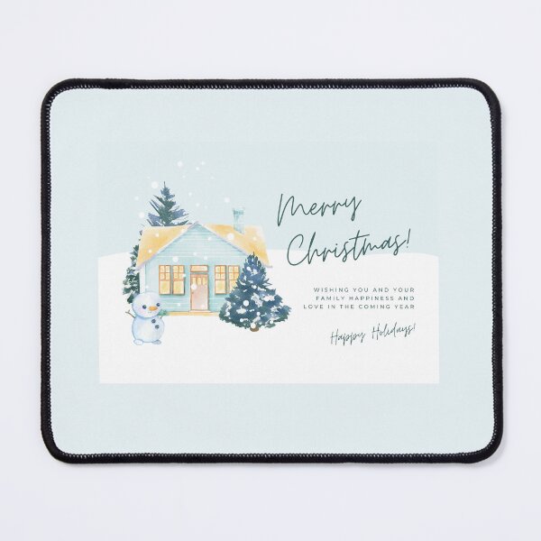 Item preview, Watercolor blue and white winter Christmas designed and sold by ArtisticFerns.