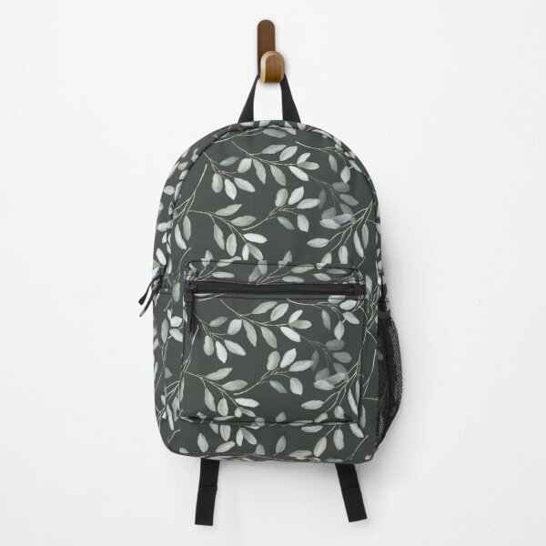 Item preview, Dark Green Botanical Leaves Pattern – Nature Inspired Floral Design designed and sold by coshe.